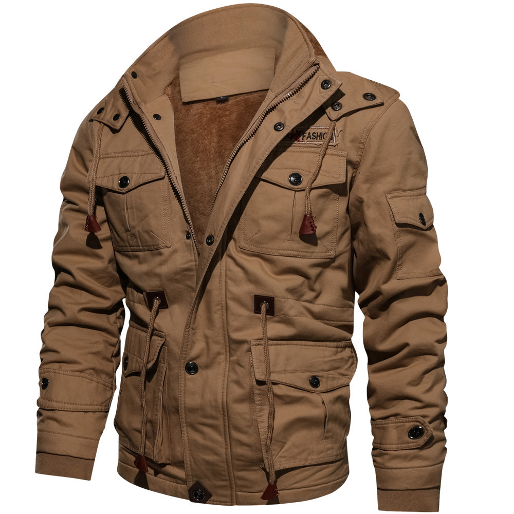 Mens Hooded Winter Jacket | Warm Layer for Cold Weather