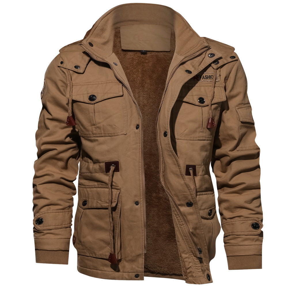 Mens Hooded Winter Jacket | Warm Layer for Cold Weather