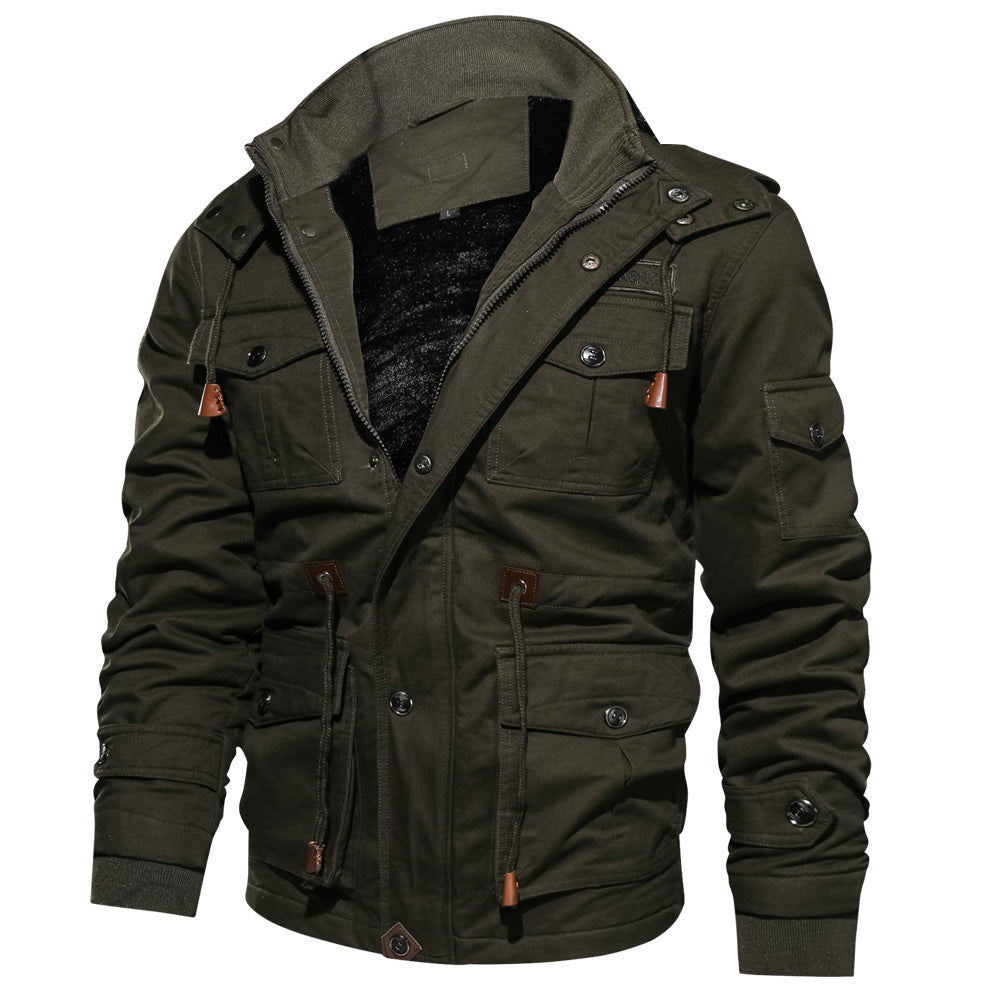 Mens Hooded Winter Jacket | Warm Layer for Cold Weather