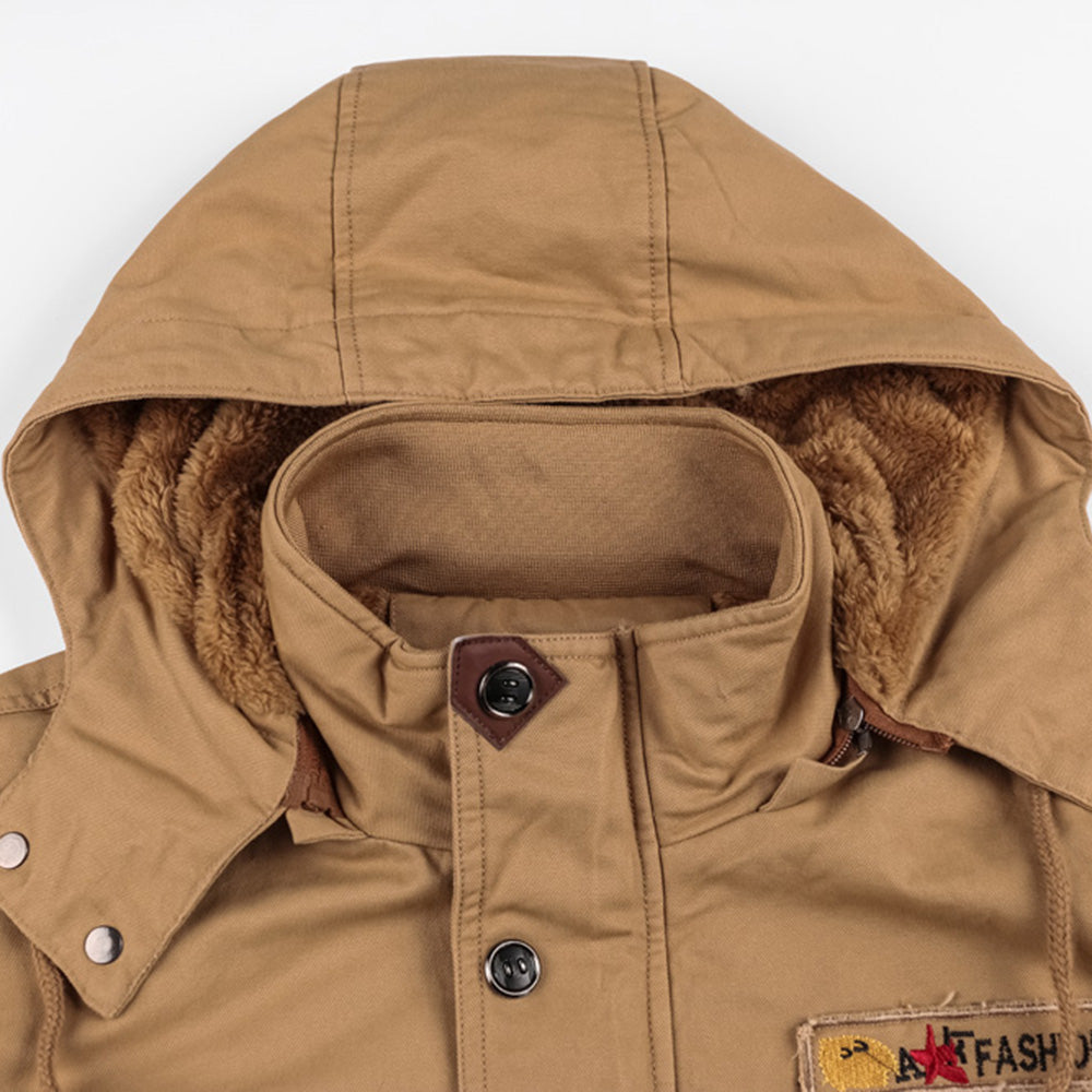 Mens Hooded Winter Jacket | Warm Layer for Cold Weather