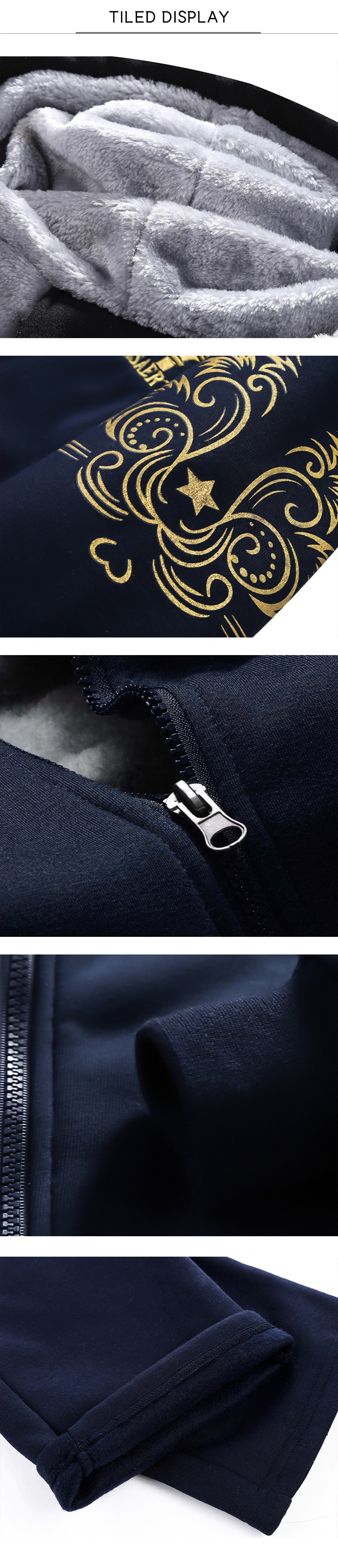 Mens Hooded Two Piece Tracksuit | Cold Season Set