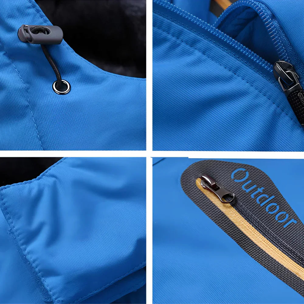 Mens Winter Hooded Jacket | Multi Pocket