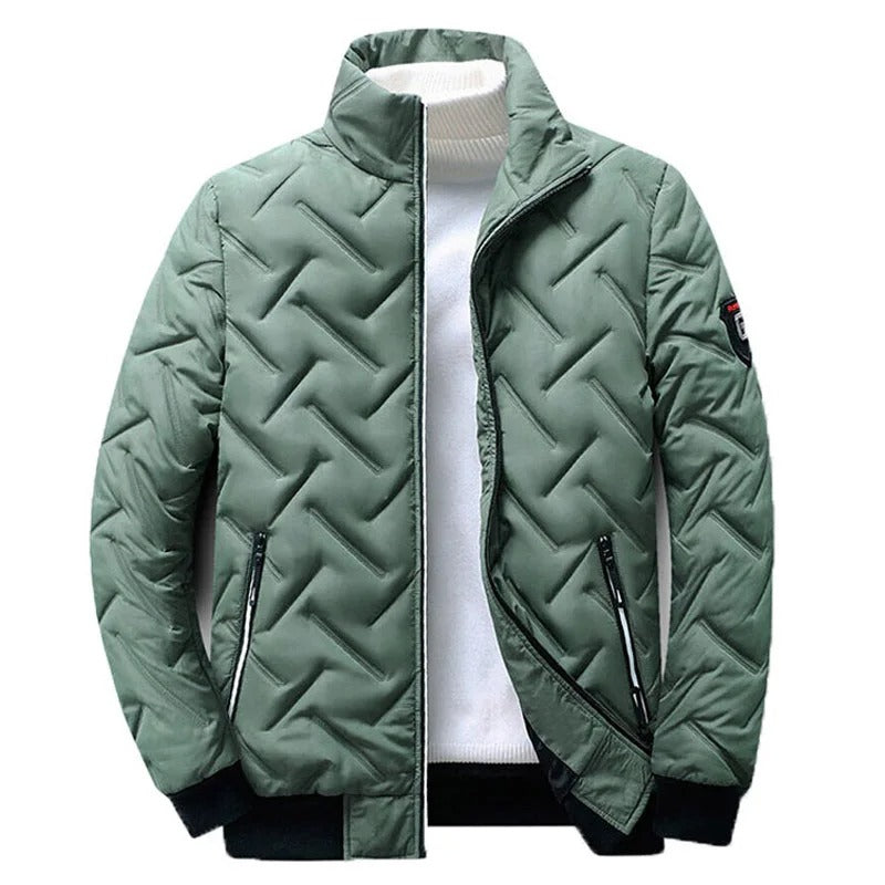 Mens Quilted Mid Season Jacket | Padded Lining