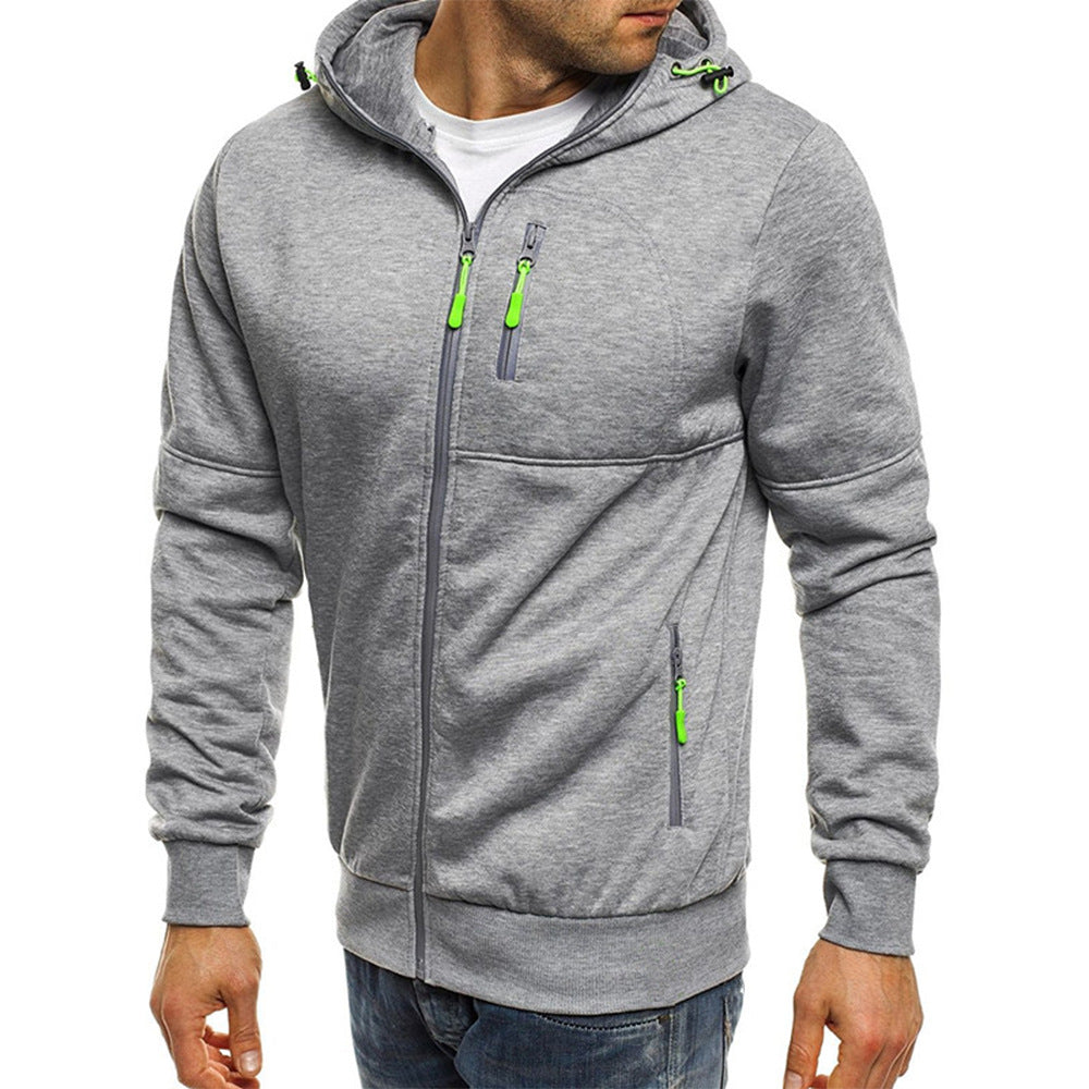 Mens Full Zip Hoodie | Clean Casual Layer