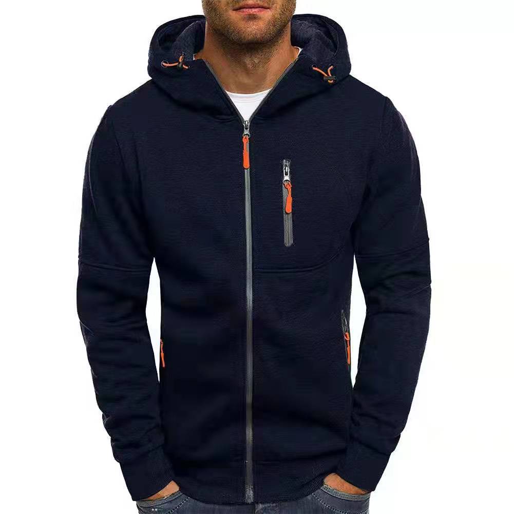 Mens Full Zip Hoodie | Clean Casual Layer
