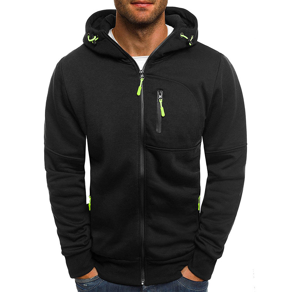 Mens Full Zip Hoodie | Clean Casual Layer