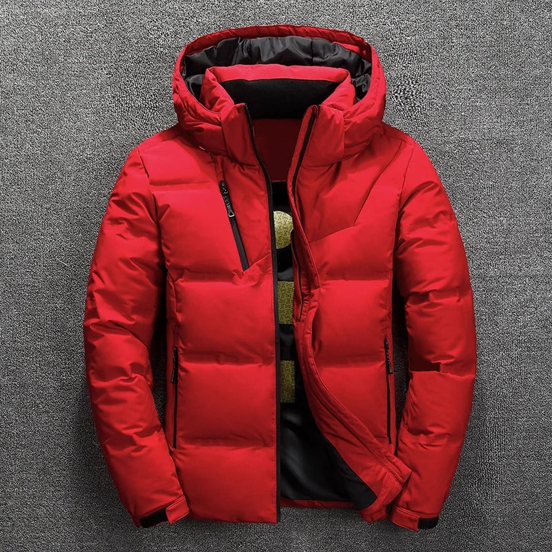 Mens Quilted Winter Jacket | Regular Fit Puffer Coat