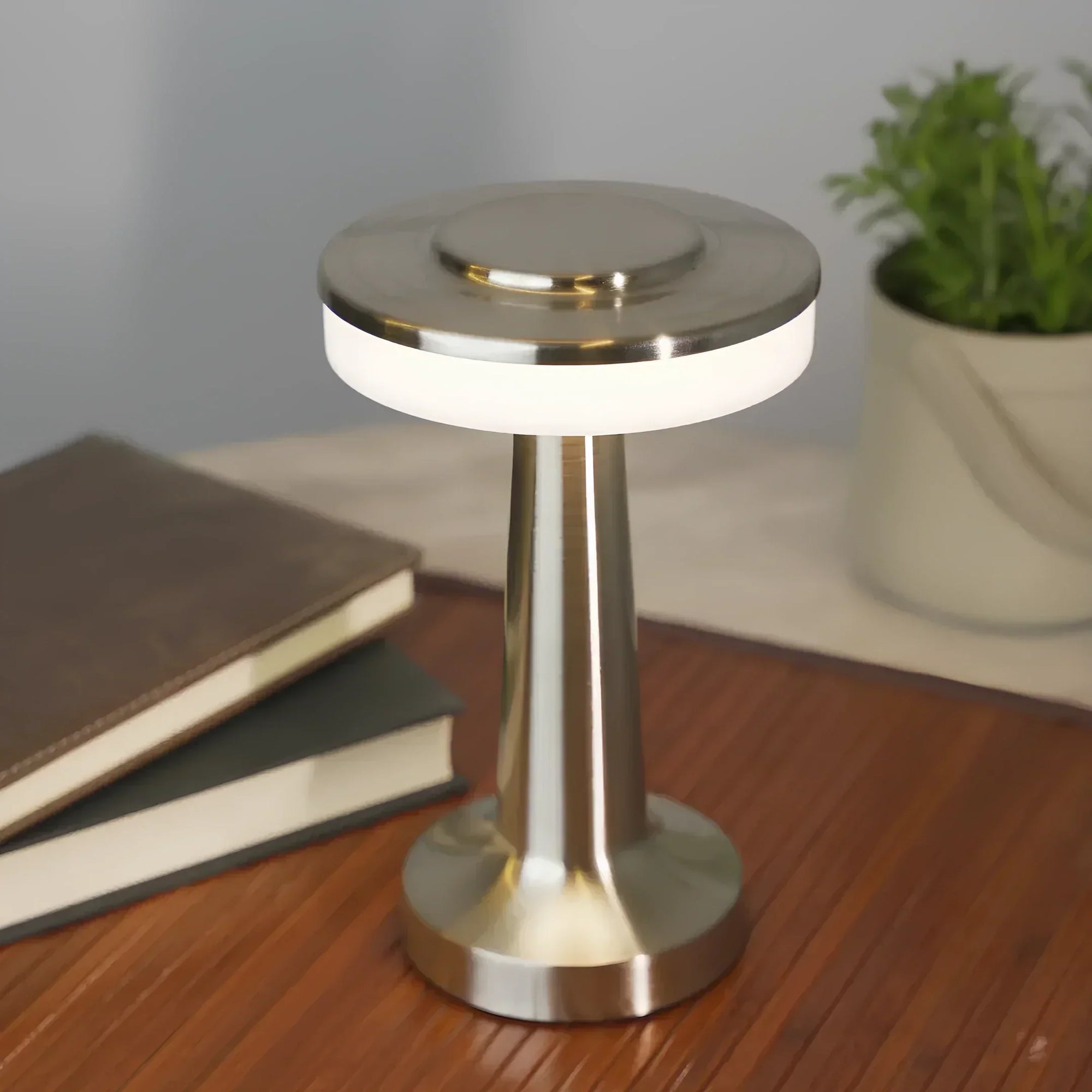 Cordless Table Lamp Rechargeable Touch-Control Mood Light