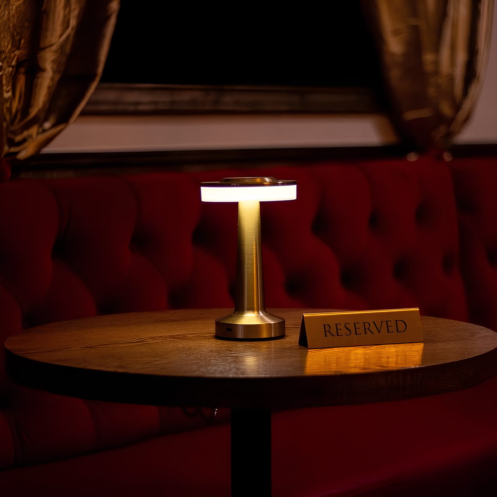 Cordless Table Lamp Rechargeable Touch-Control Mood Light