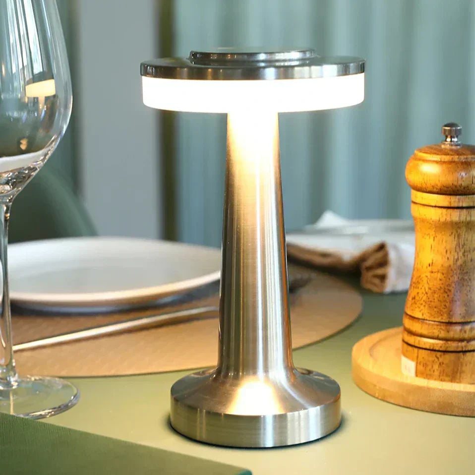 Cordless Table Lamp Rechargeable Touch-Control Mood Light