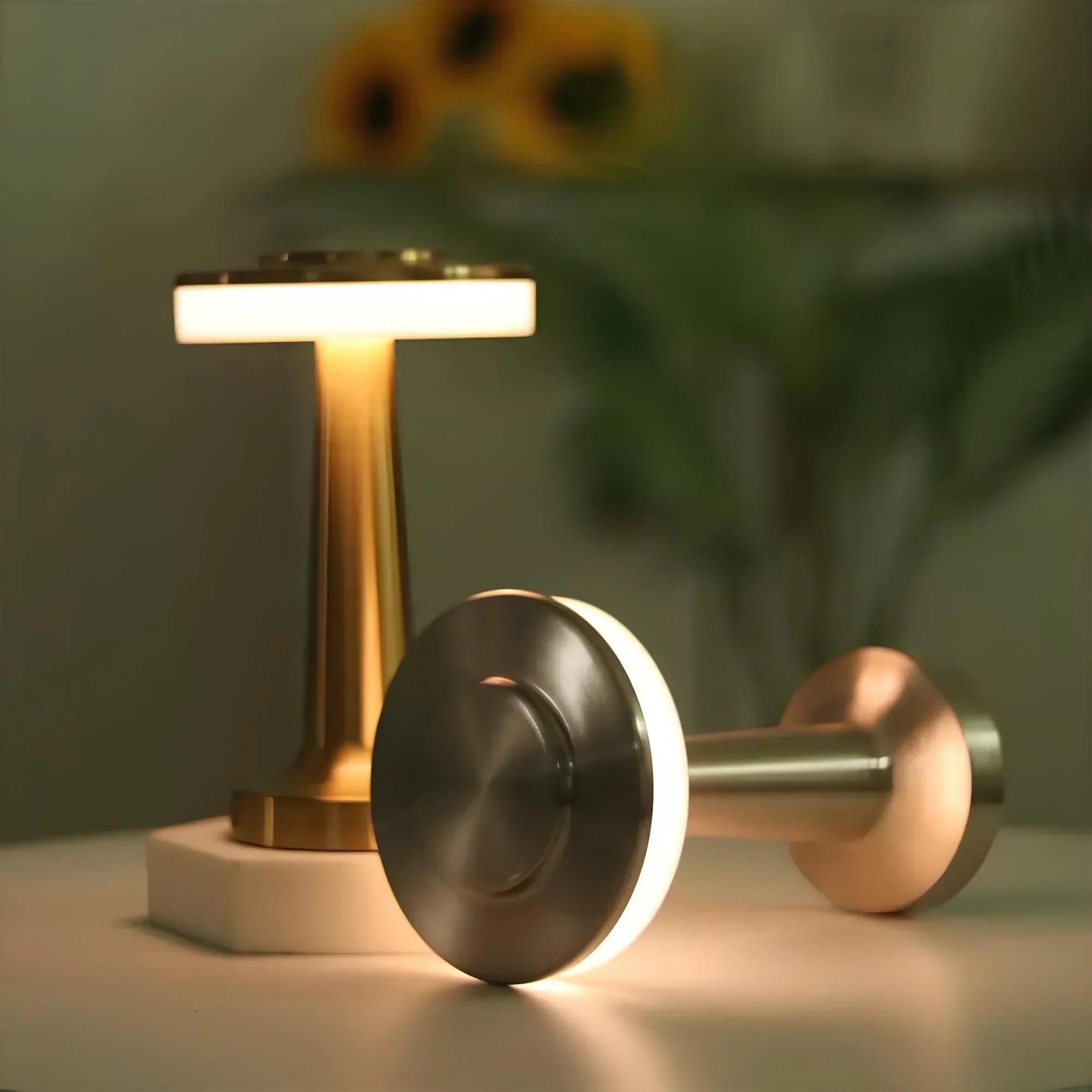 Cordless Table Lamp Rechargeable Touch-Control Mood Light